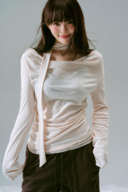 Lace Sheer Sweet Tops