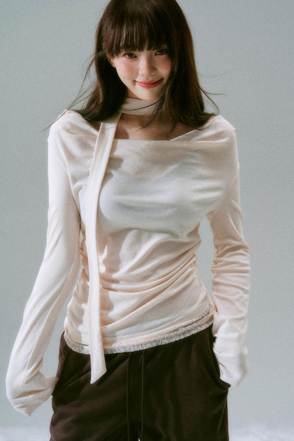 Lace Sheer Sweet Tops