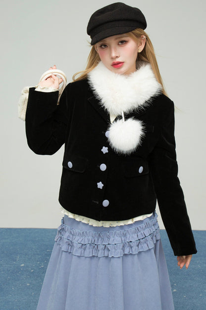 スウィートハートラッフルドバッドスカート