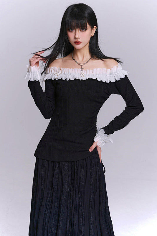 スイートダークリーオネショルダートップス