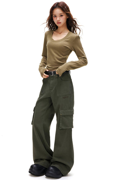 Cashmere Velvet Slim Sweater