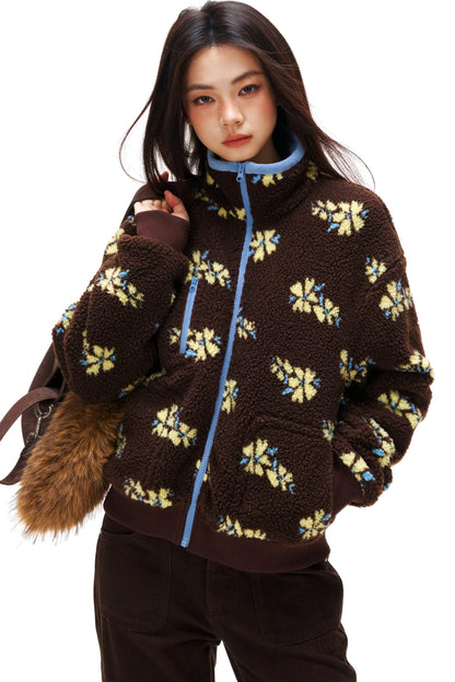 レトロフラワーフェアアイルジャケット