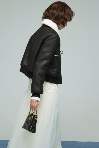 ムーンライトレースプリーツスカート　