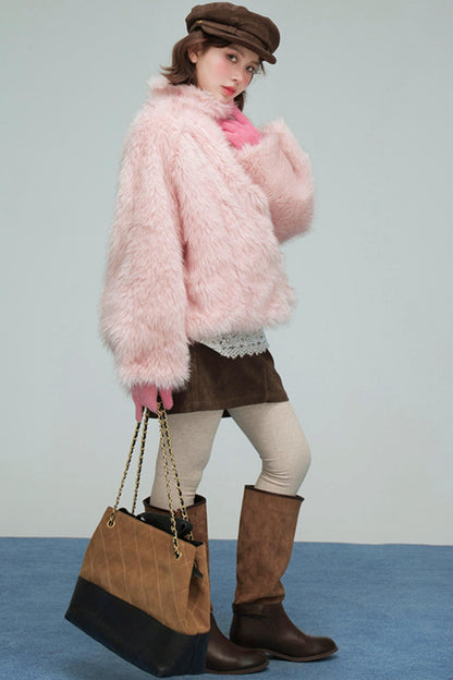 フラッフィートリムジャケット