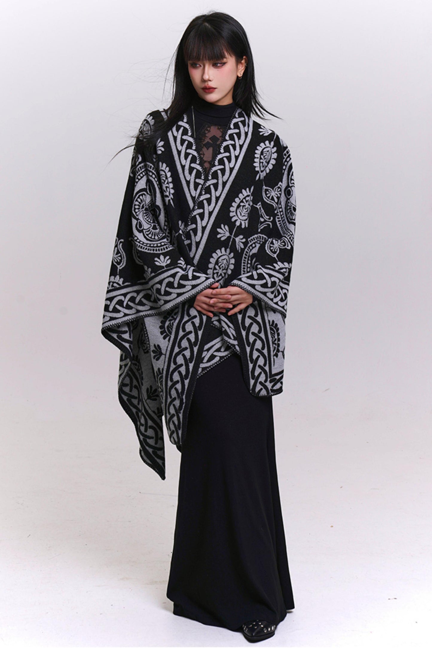 ロマンティックケープスタイルショール