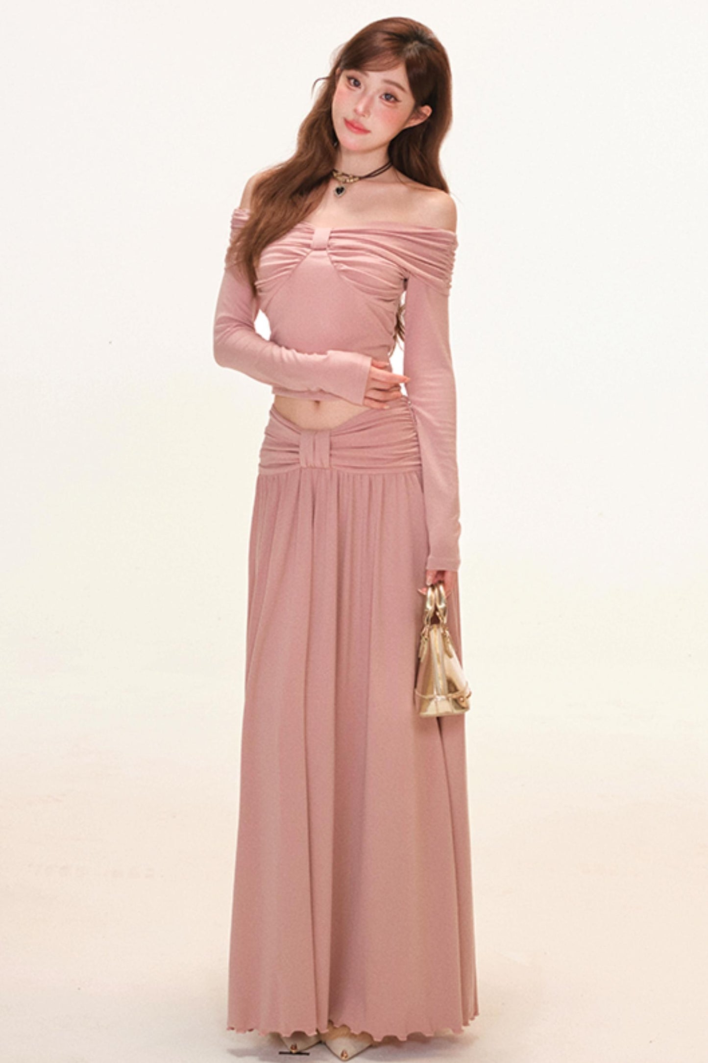 Cherry Blossom Romance Skirt Set