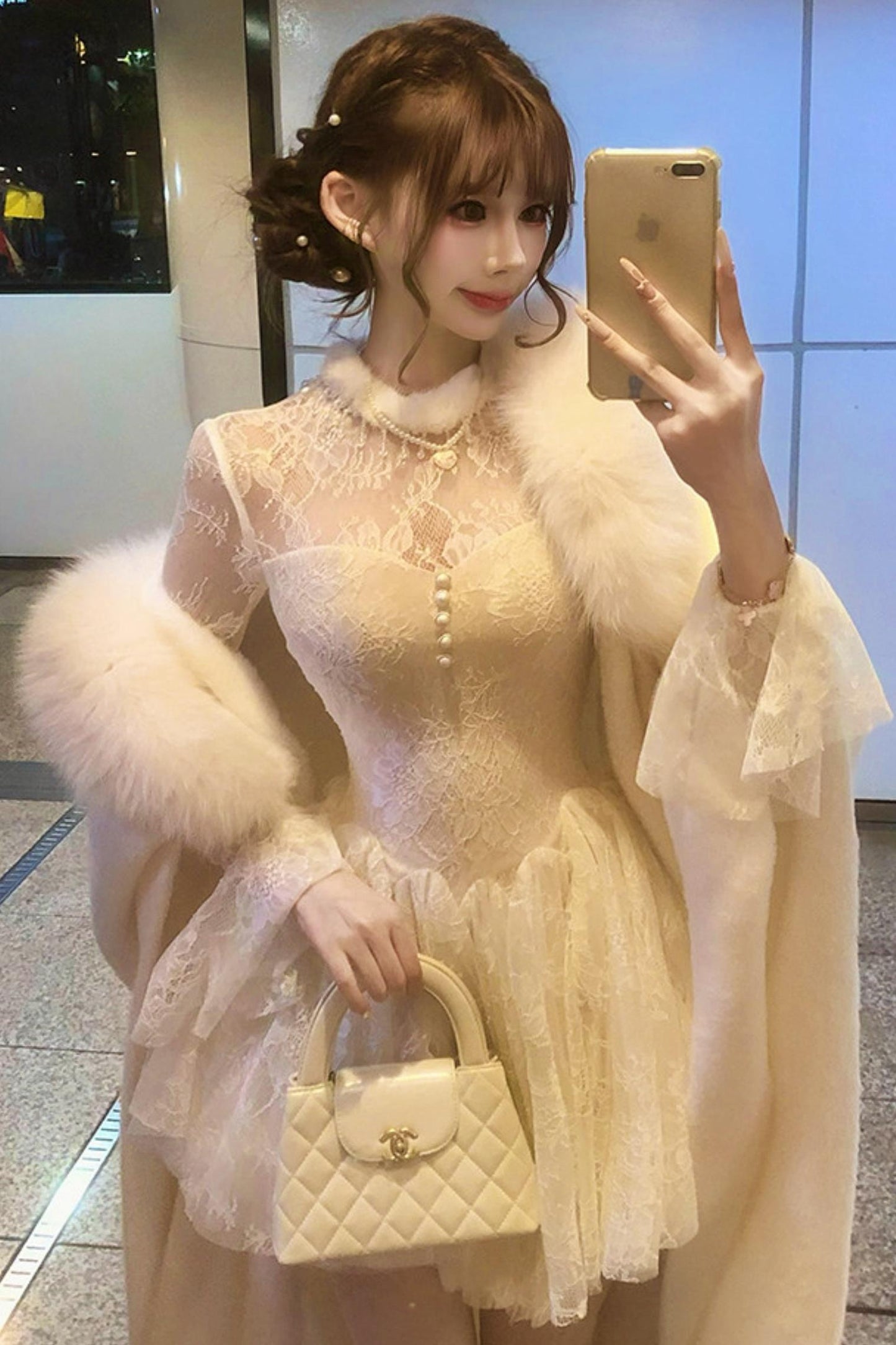 Edelweiss Cloak Cape Coat