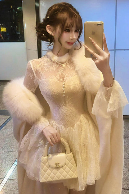 Edelweiss Cloak Cape Coat