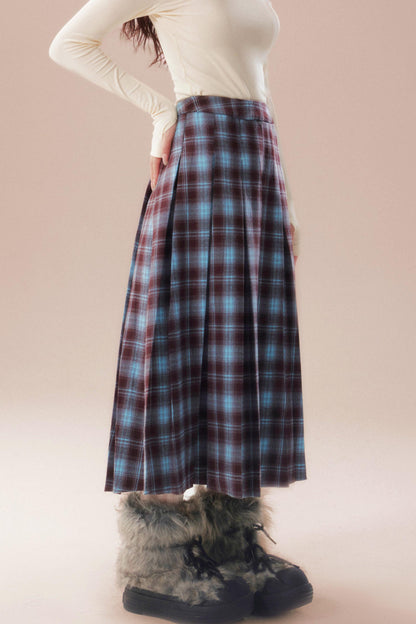 レトロチェックスカート