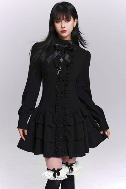 Ghost Girl Black Dress