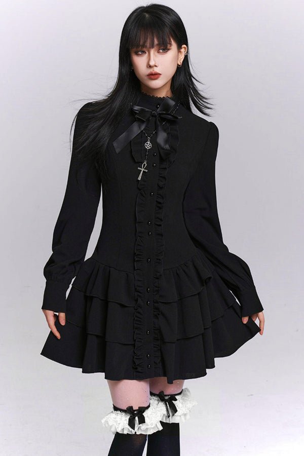 Ghost Girl Black Dress