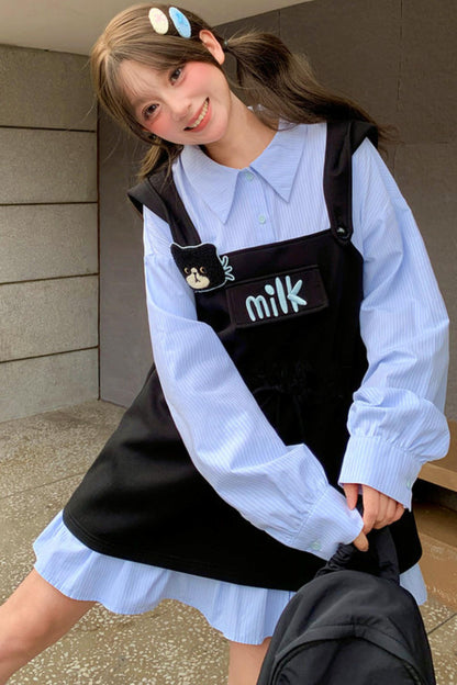 キャットイアーフーデッドドレス