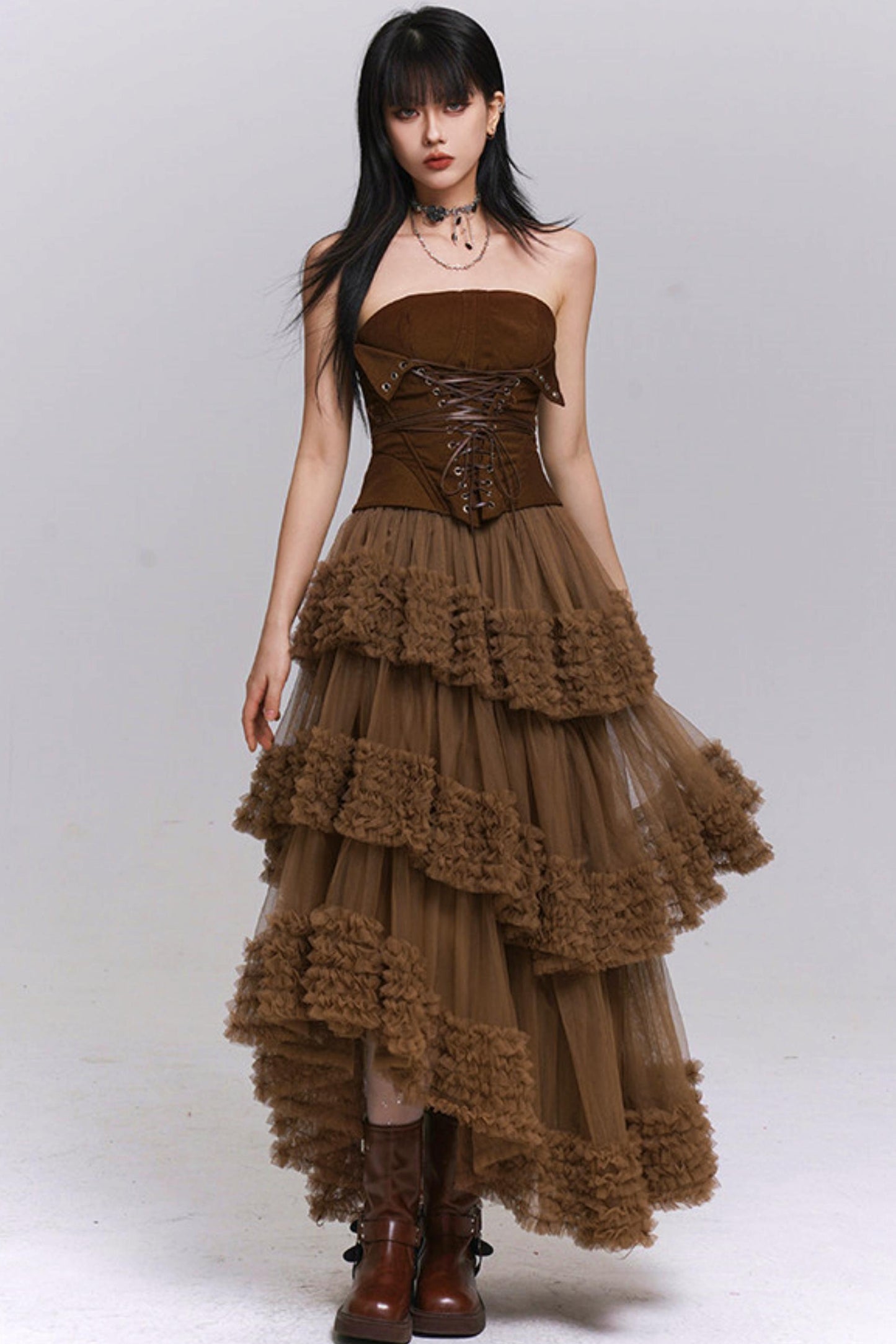 Lace Fluffy Cake Skirt