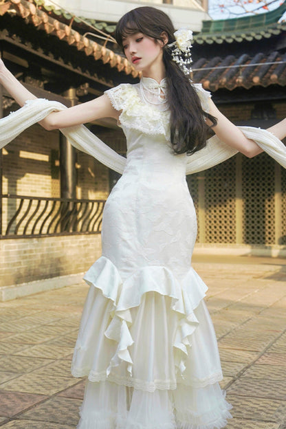 【予約商品】エレガントフィッシュテールロリータドレスセットアップ