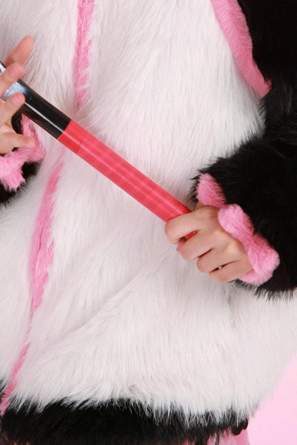 Subculture Faux Fur Panda Jacket
