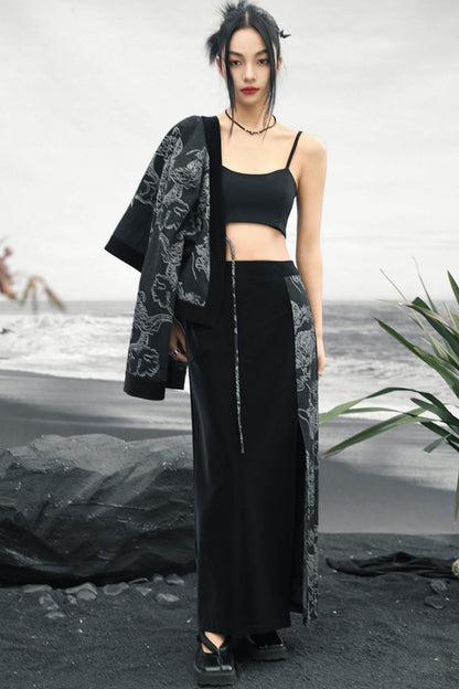 ドラゴンジャカードデニムジャケット