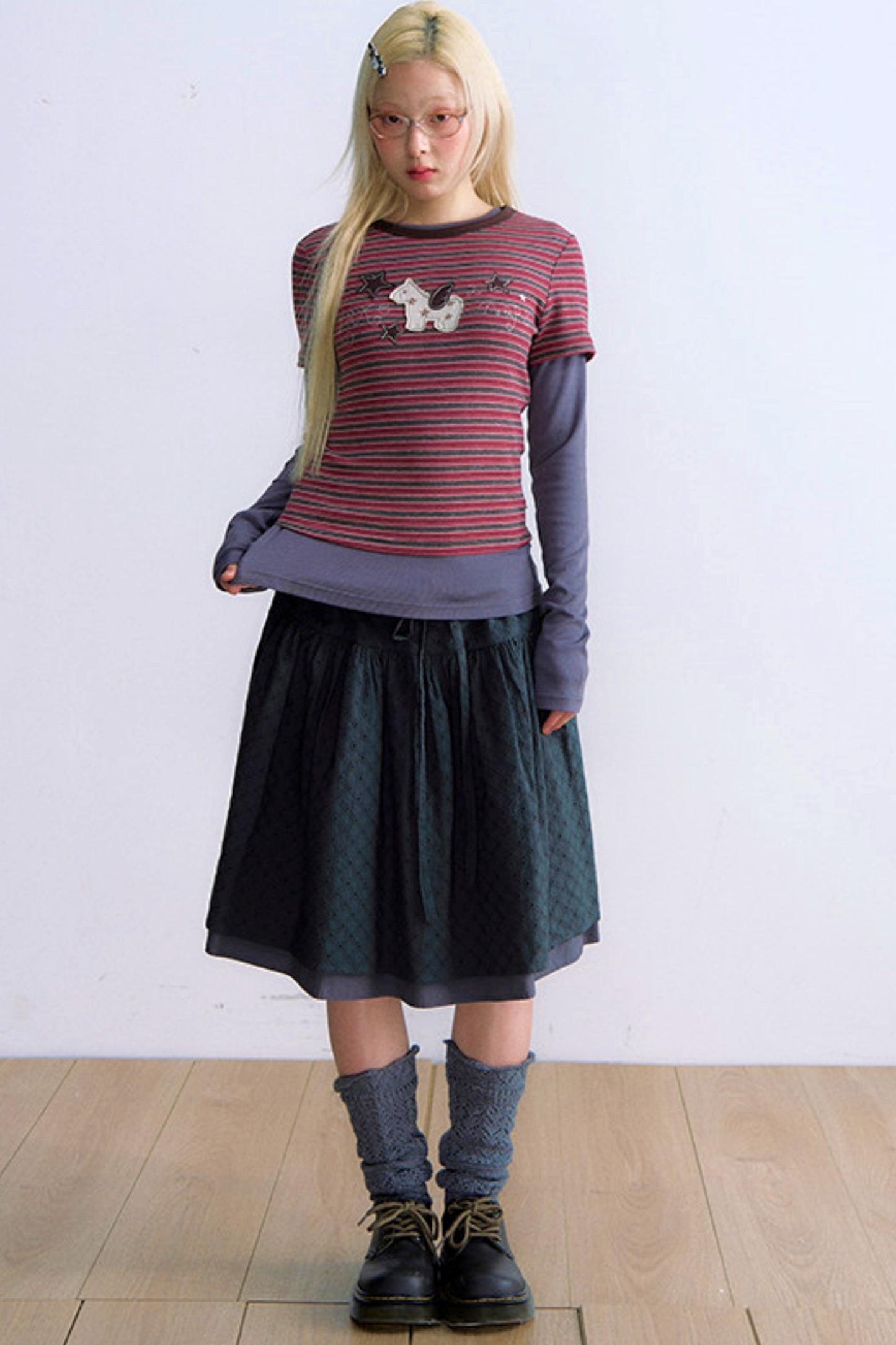 ポニーパッチデザイントップス