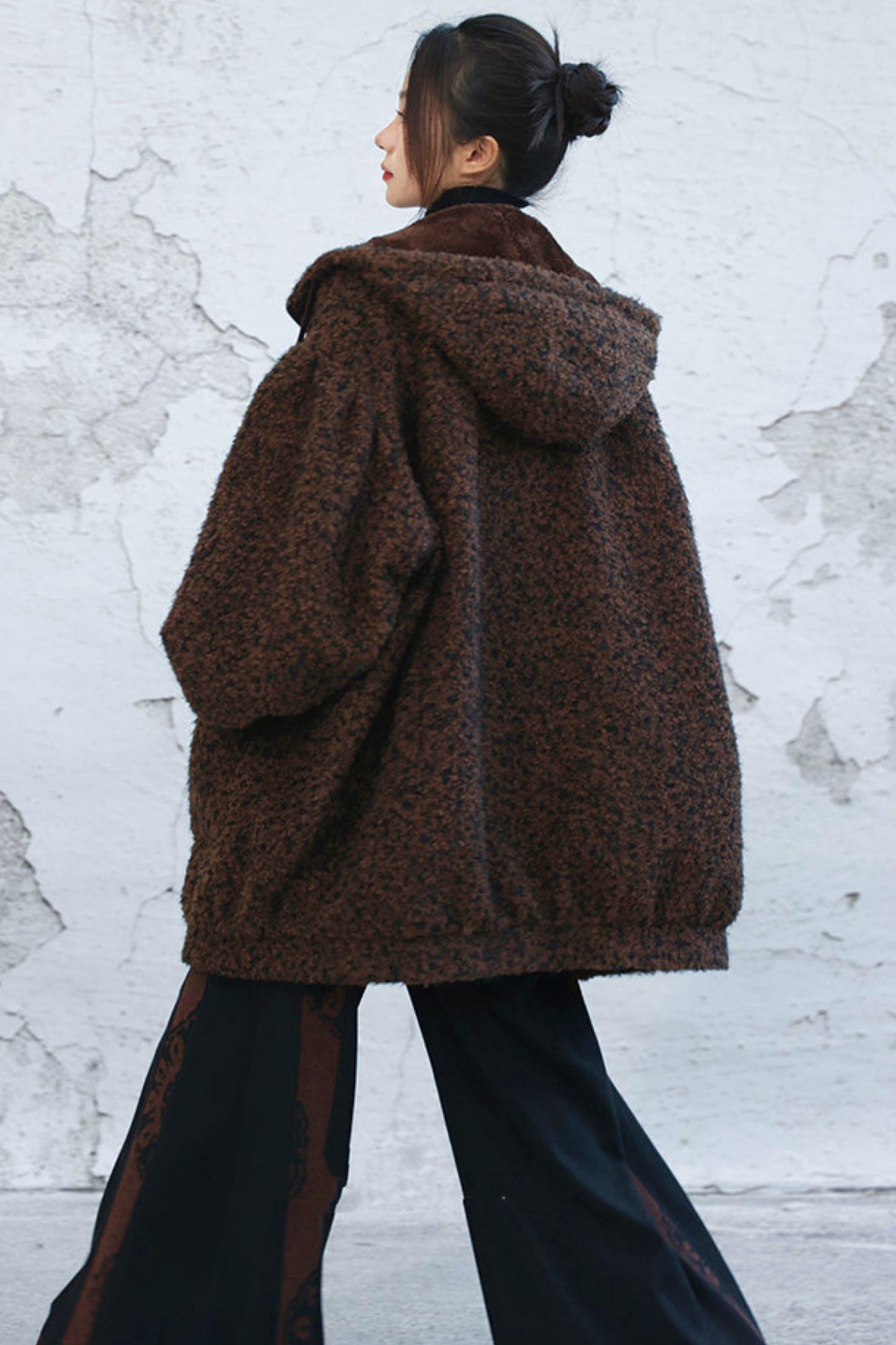 Popcorn lantern sleeve jacket