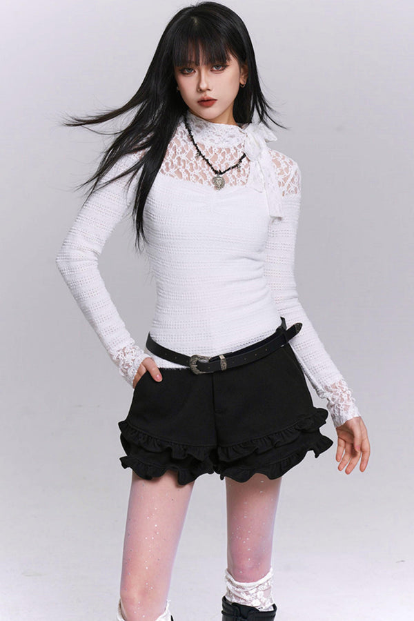 Lace Slim Fit Top