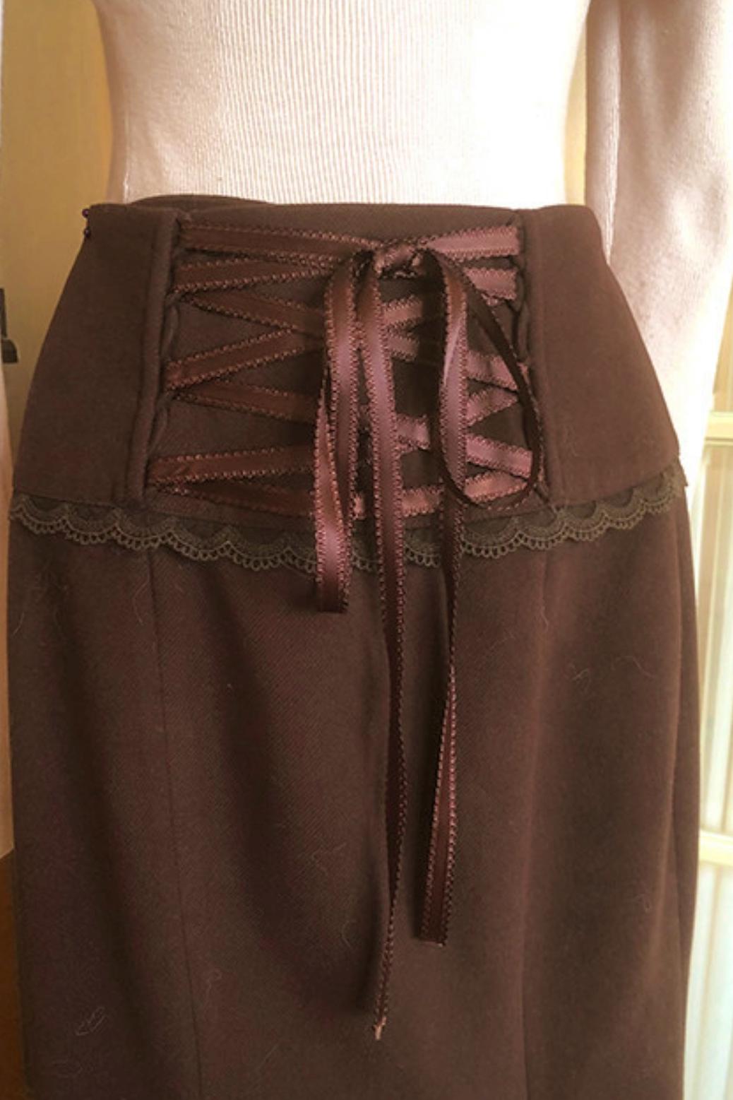 Elegant off-the-shoulder knit + mermaid skirt