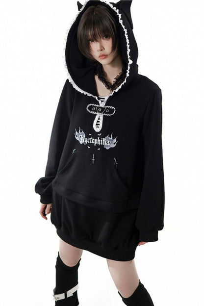 Black Slimming Jacket + Hoodie + Skirt + Leg Warmers