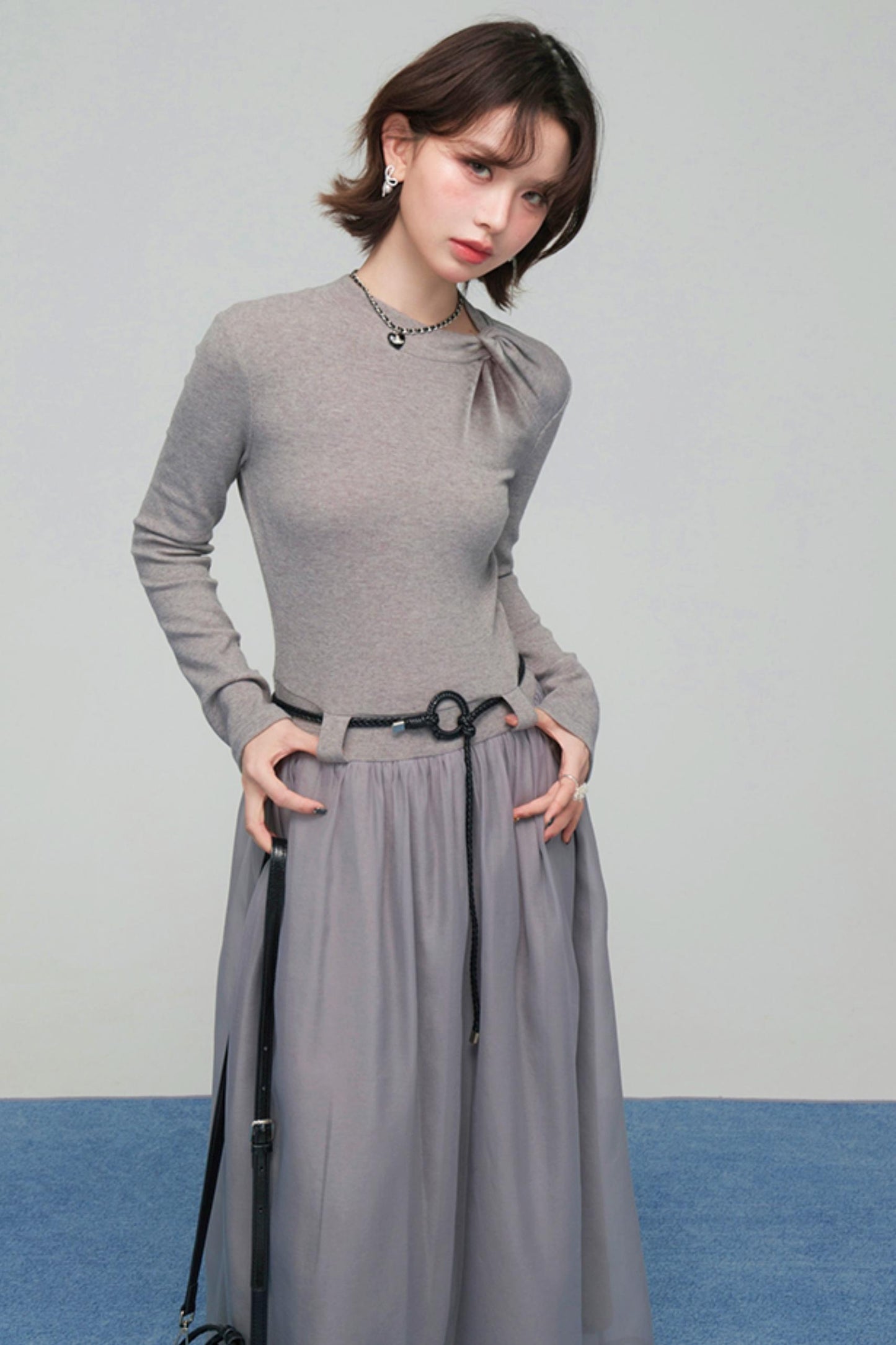 ミスティモードチュールロングドレス