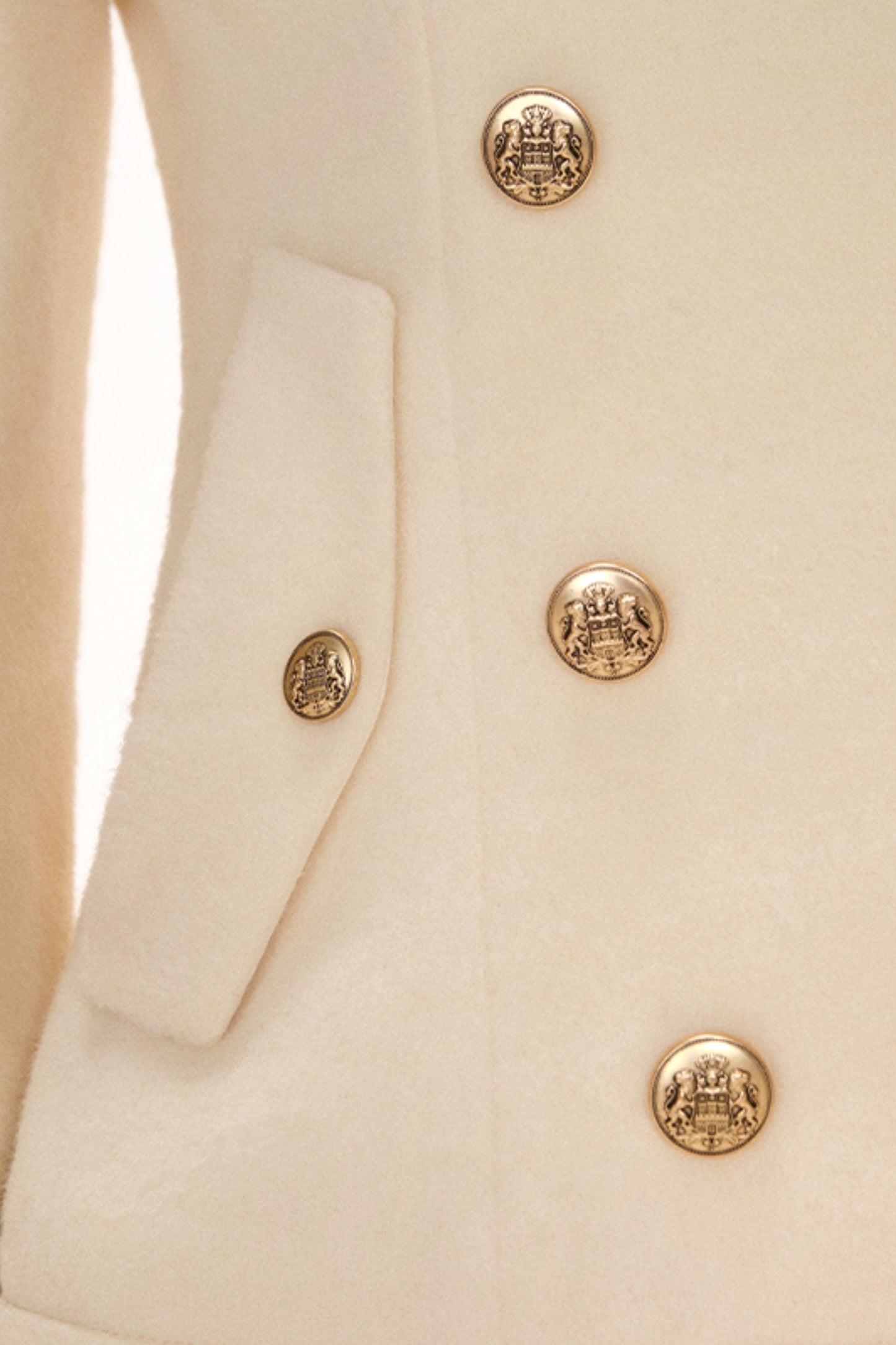 Velvet Chanson Woolen Coat Set