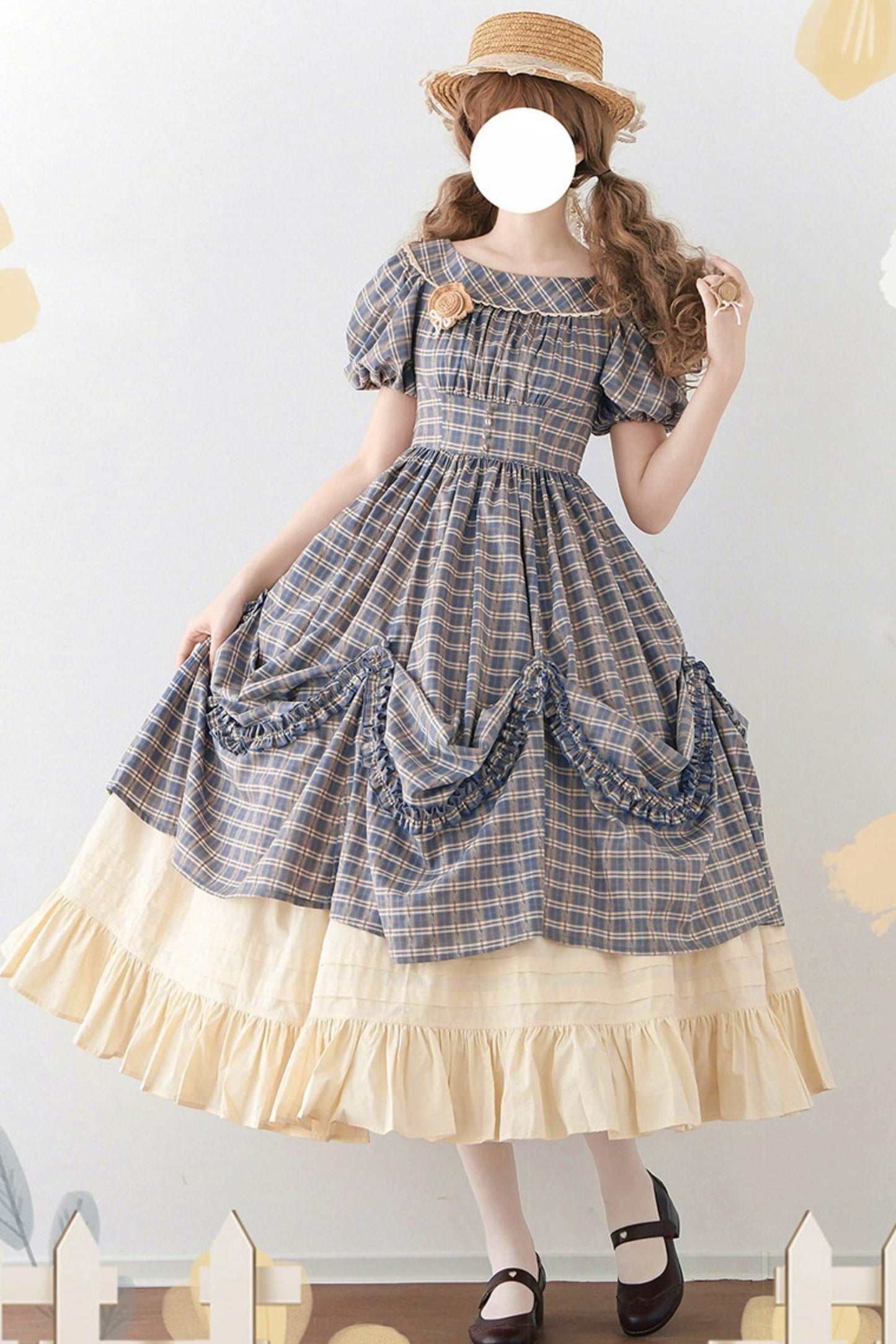 Length-Adjustable ♡ Cotton Ruffle Petticoat