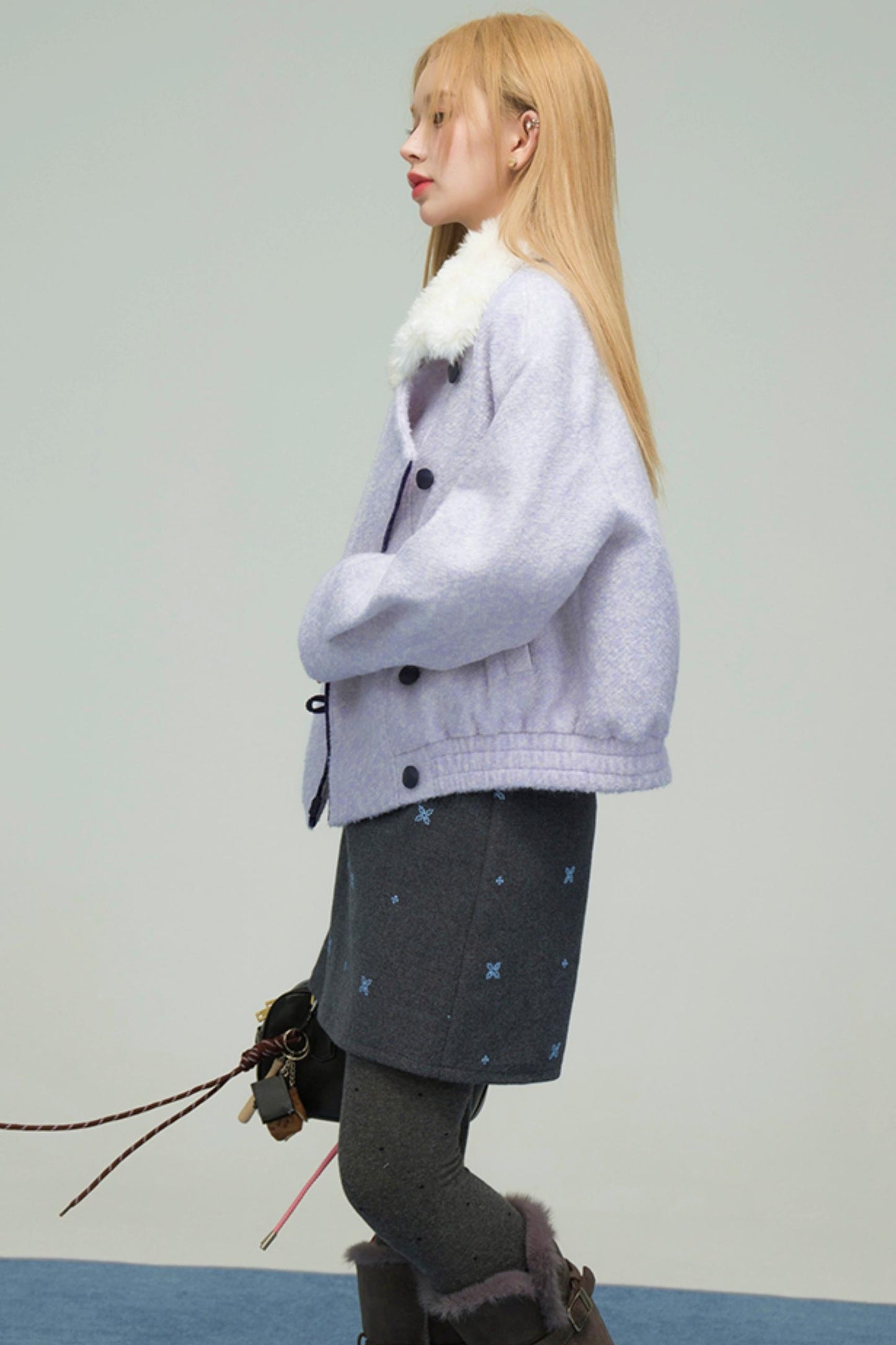 クラウドブルーファーリージャケット