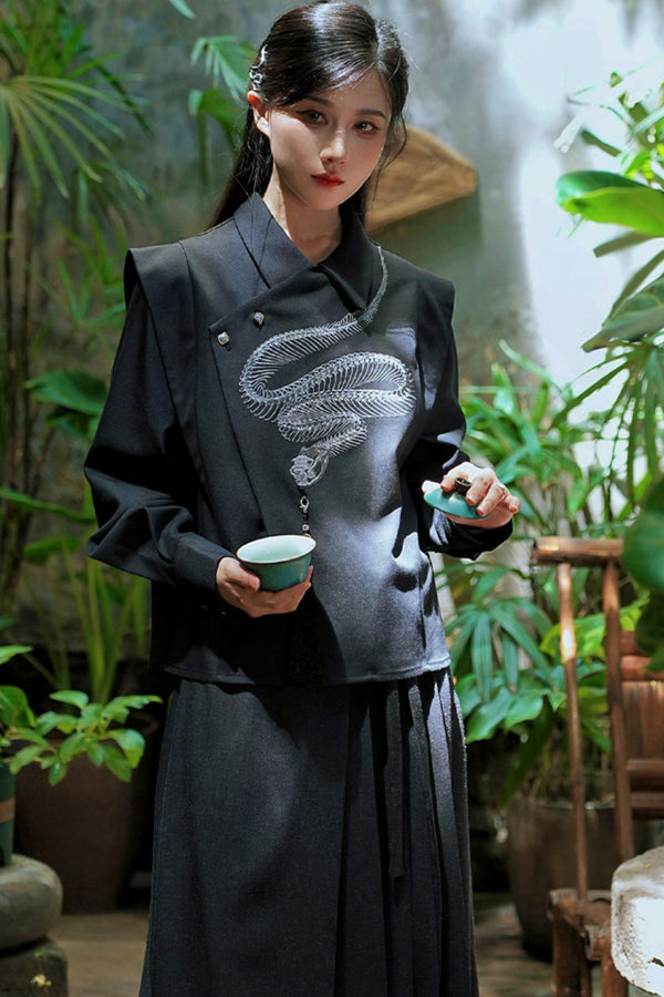 Snake Bone Prince Blouse