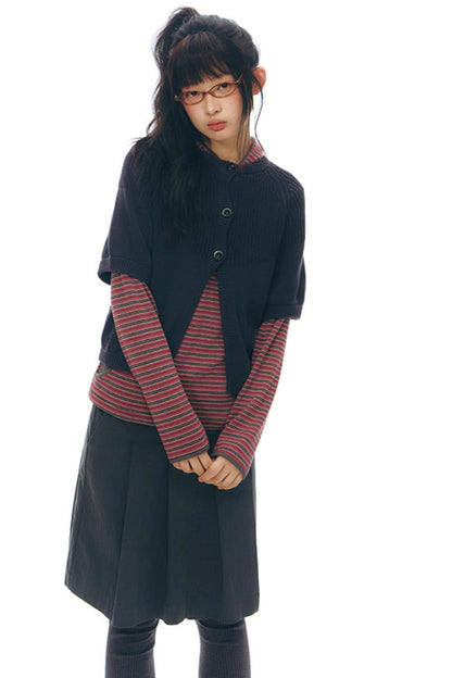 Y2Kニットカーディガン