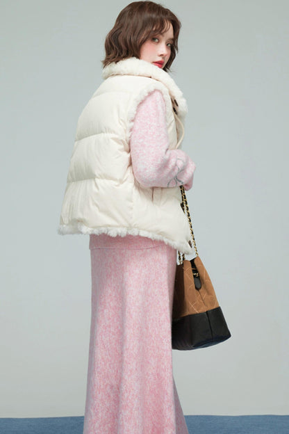 リバーシブルココナッツクリームベスト