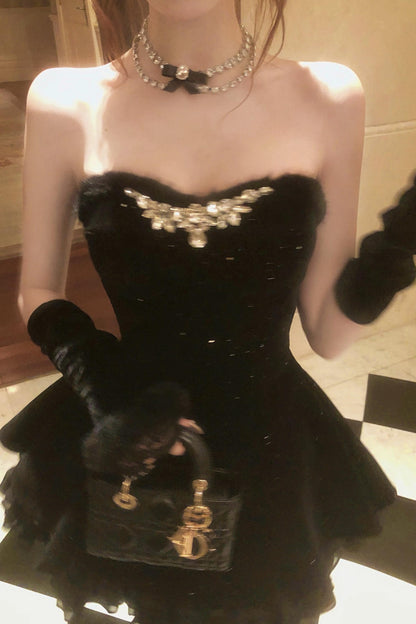 Sparkling Diamond Rhinestone Necklace