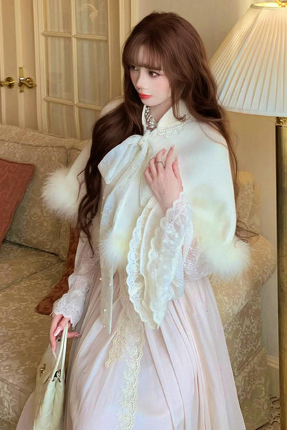 Sweet girly shawl cape