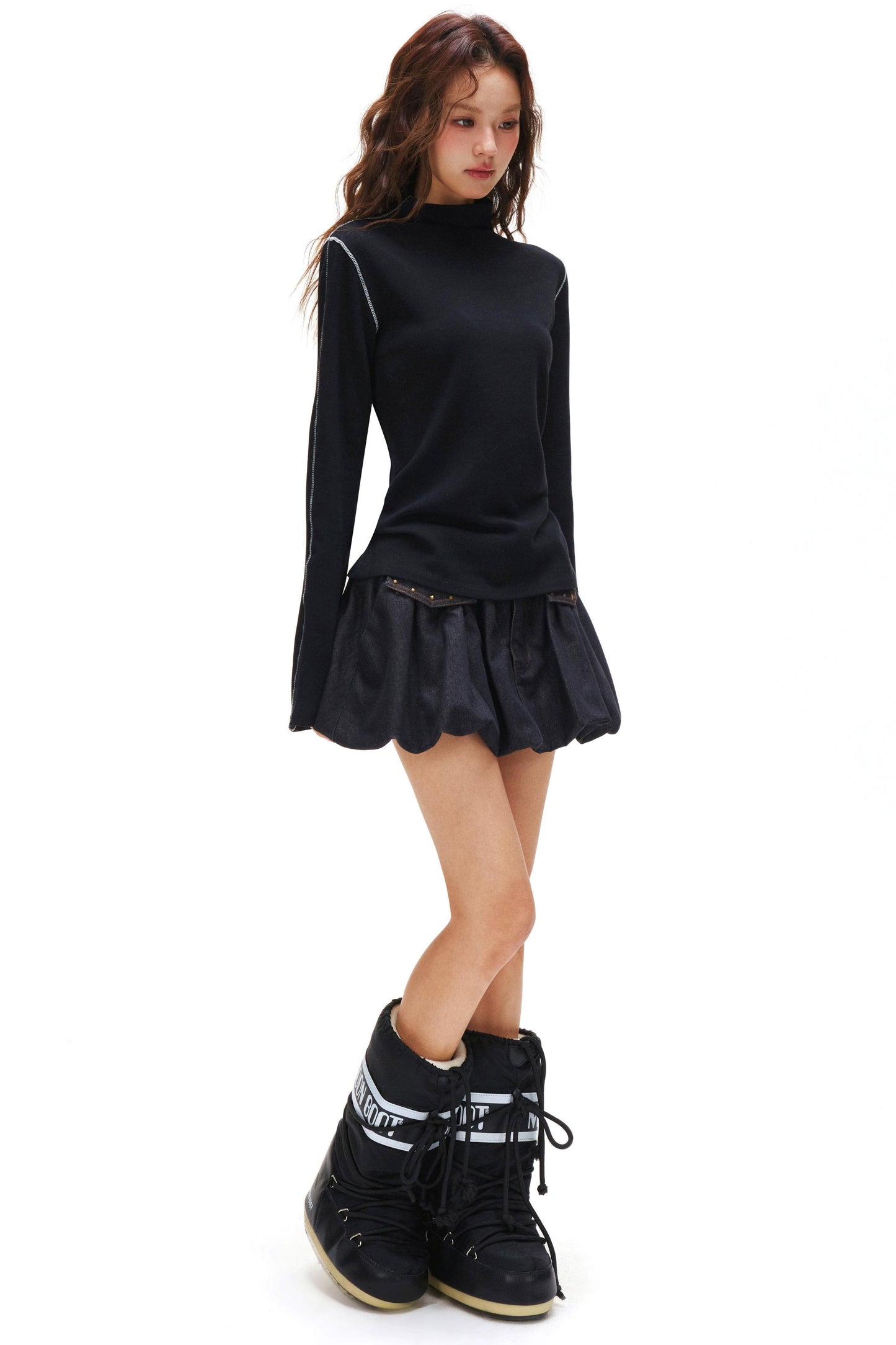 Moose cashmere slim sweater