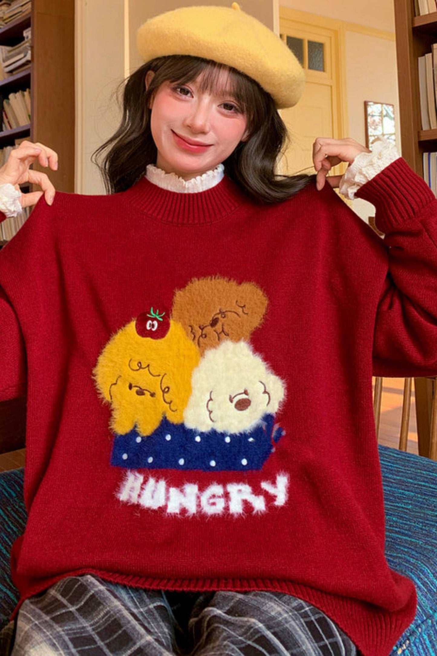 キュートパピーニットセーター