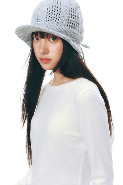 Y2Kボタンレイヤードトップス