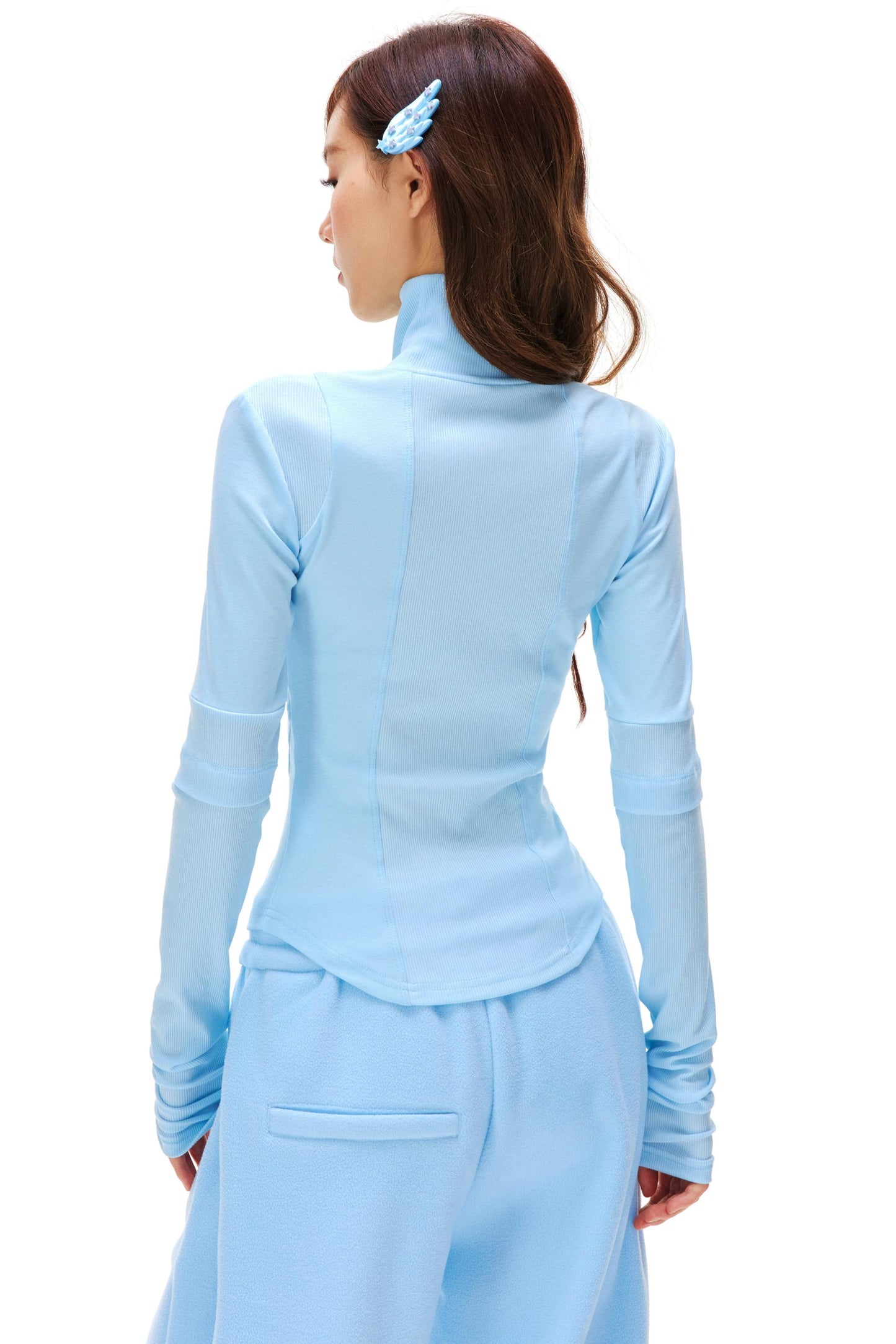 Slim Basic Turtleneck Top