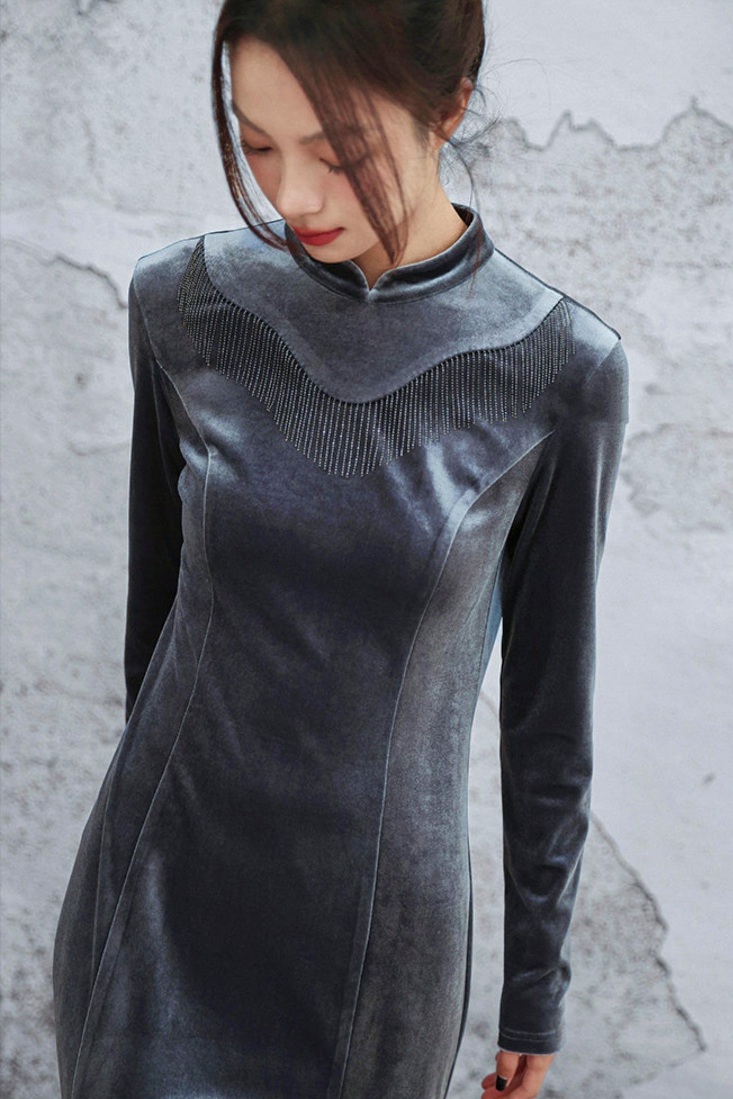 Eternal Night Velvet Dress