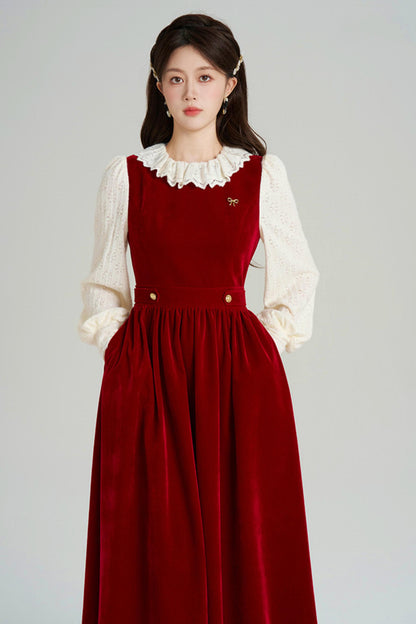 Elegant Winter Vest Dress + Top