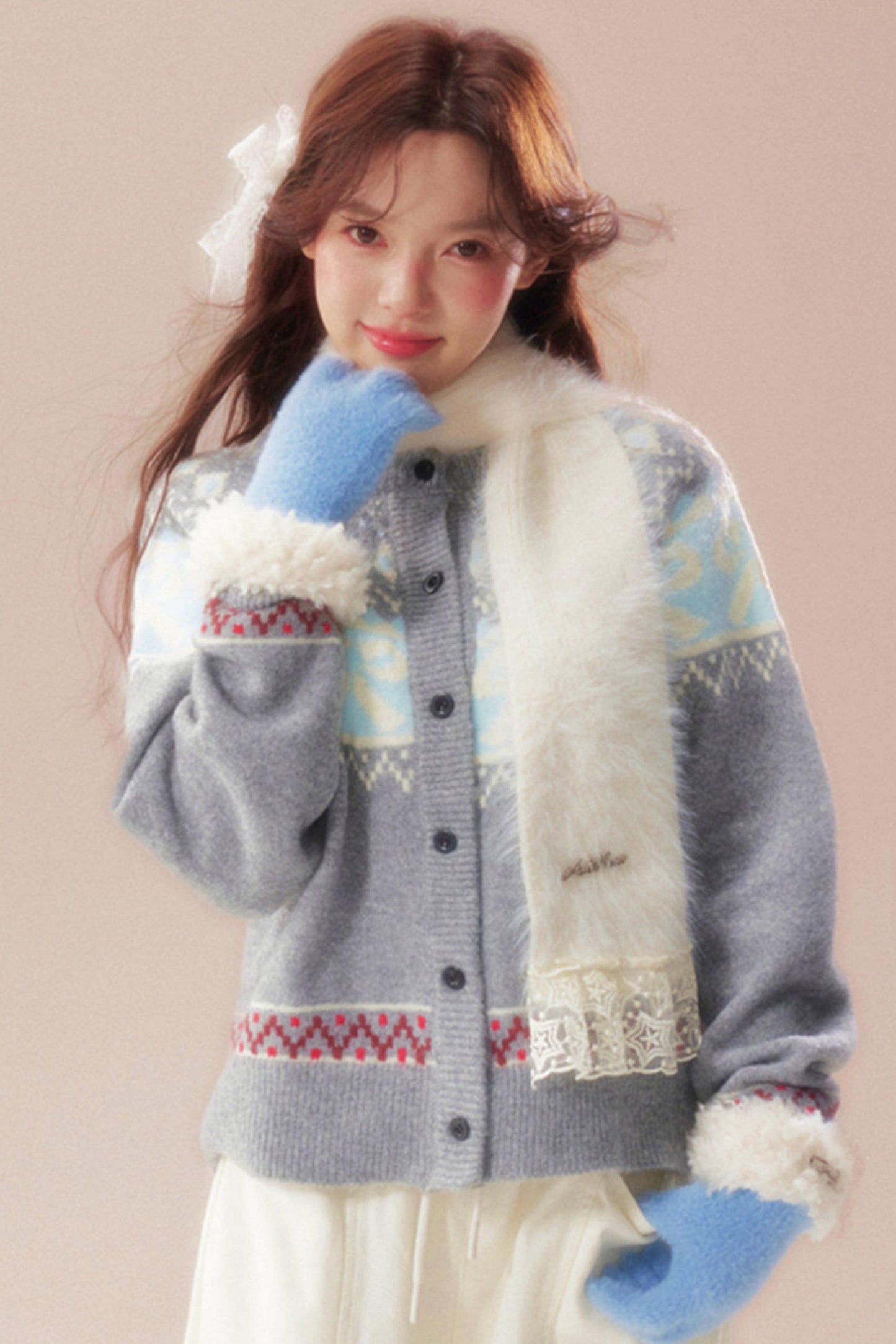 Snow Sweet Splash Scarf