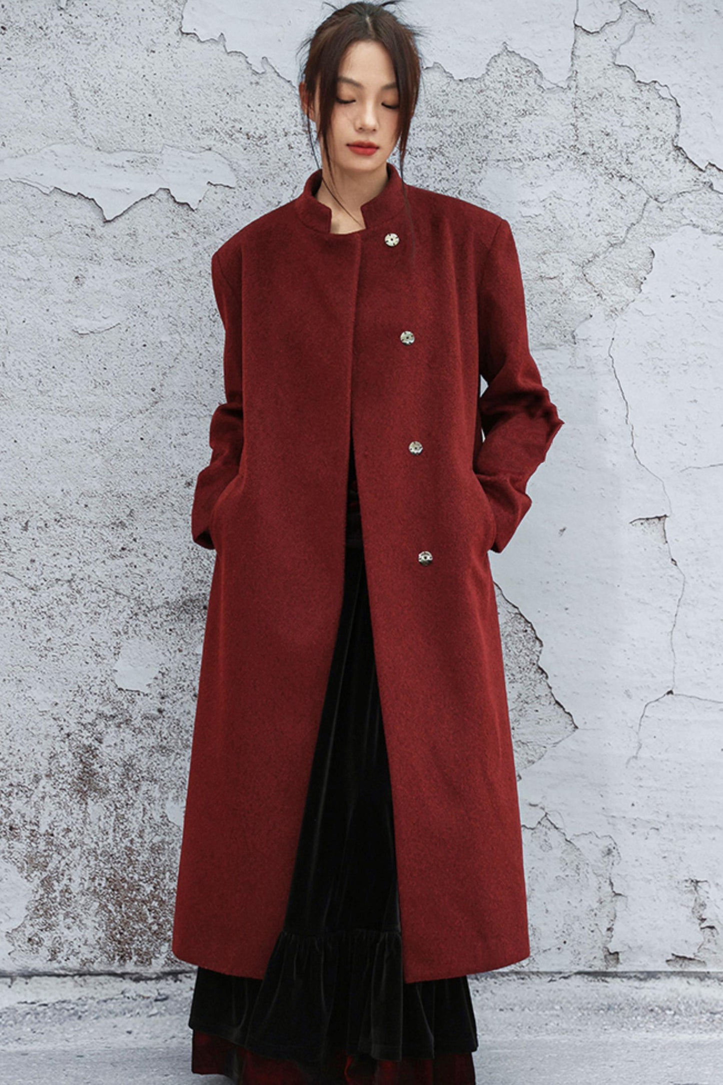 バーガンディウールンパデッドコート