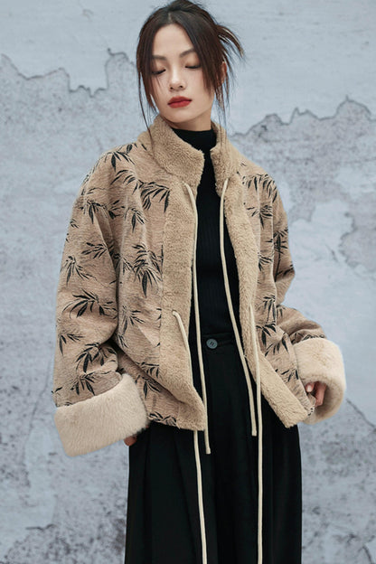 バンブーリーフウールンコート