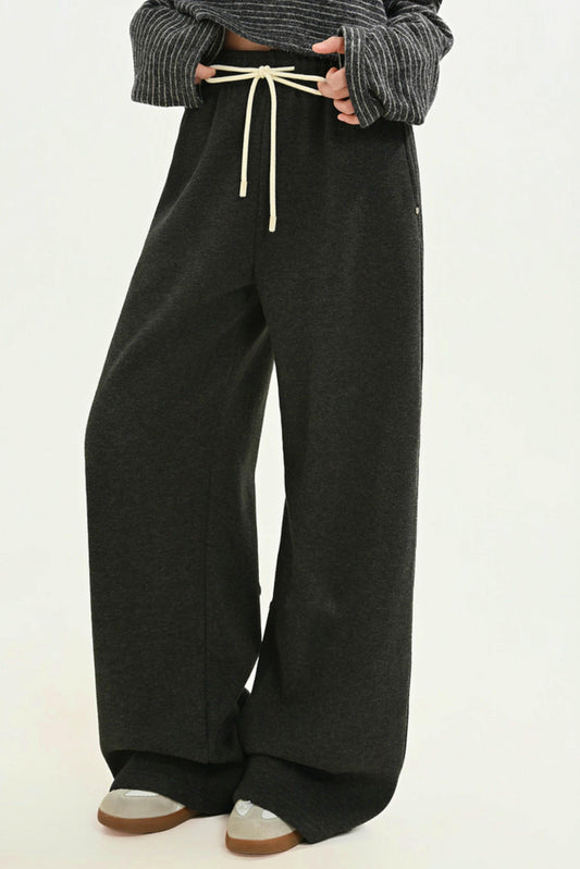 モードフリースラインドワイドパンツ