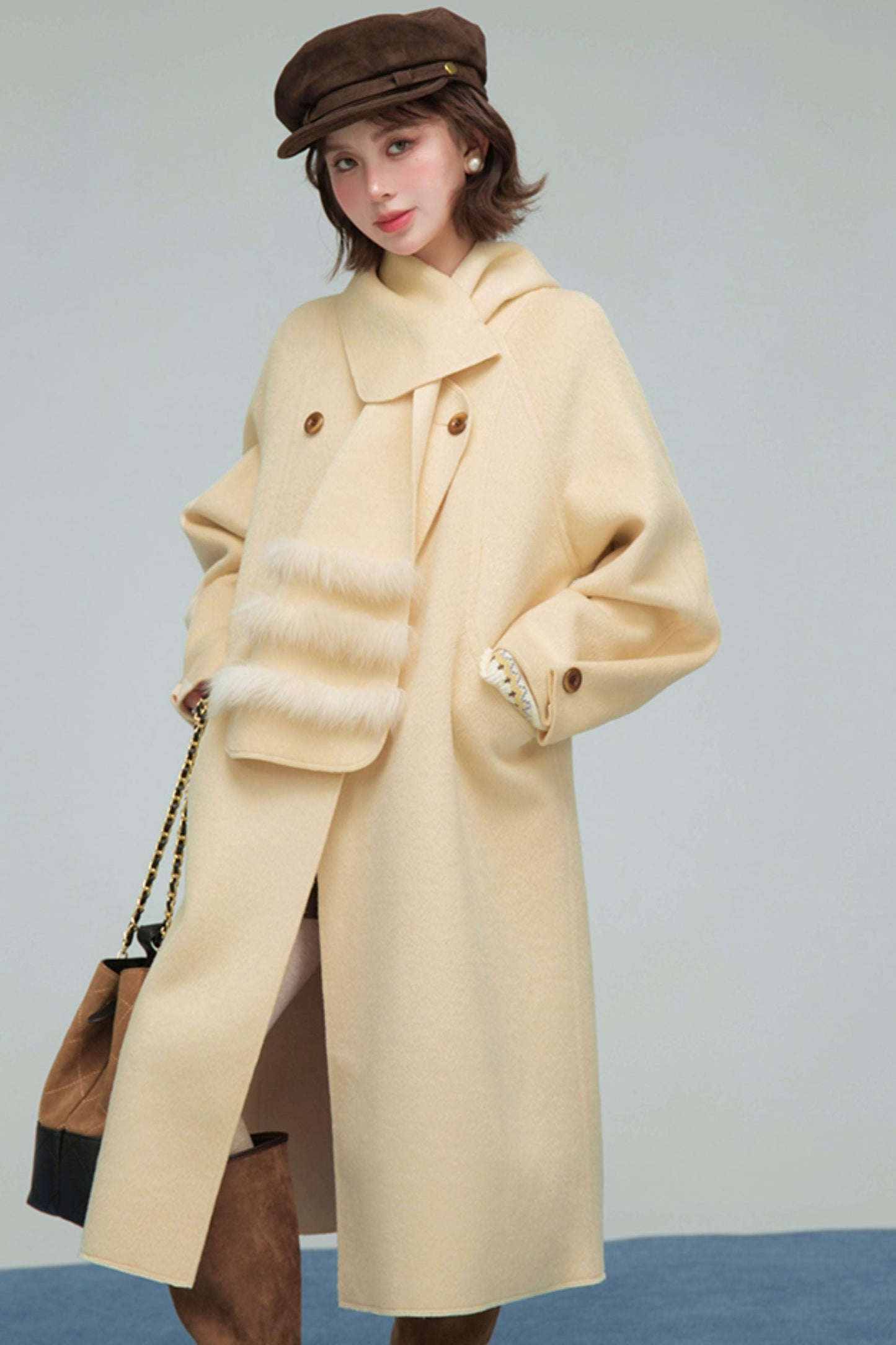 バタークロワッサンウールコート