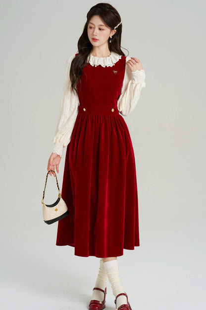 Elegant Winter Vest Dress + Top