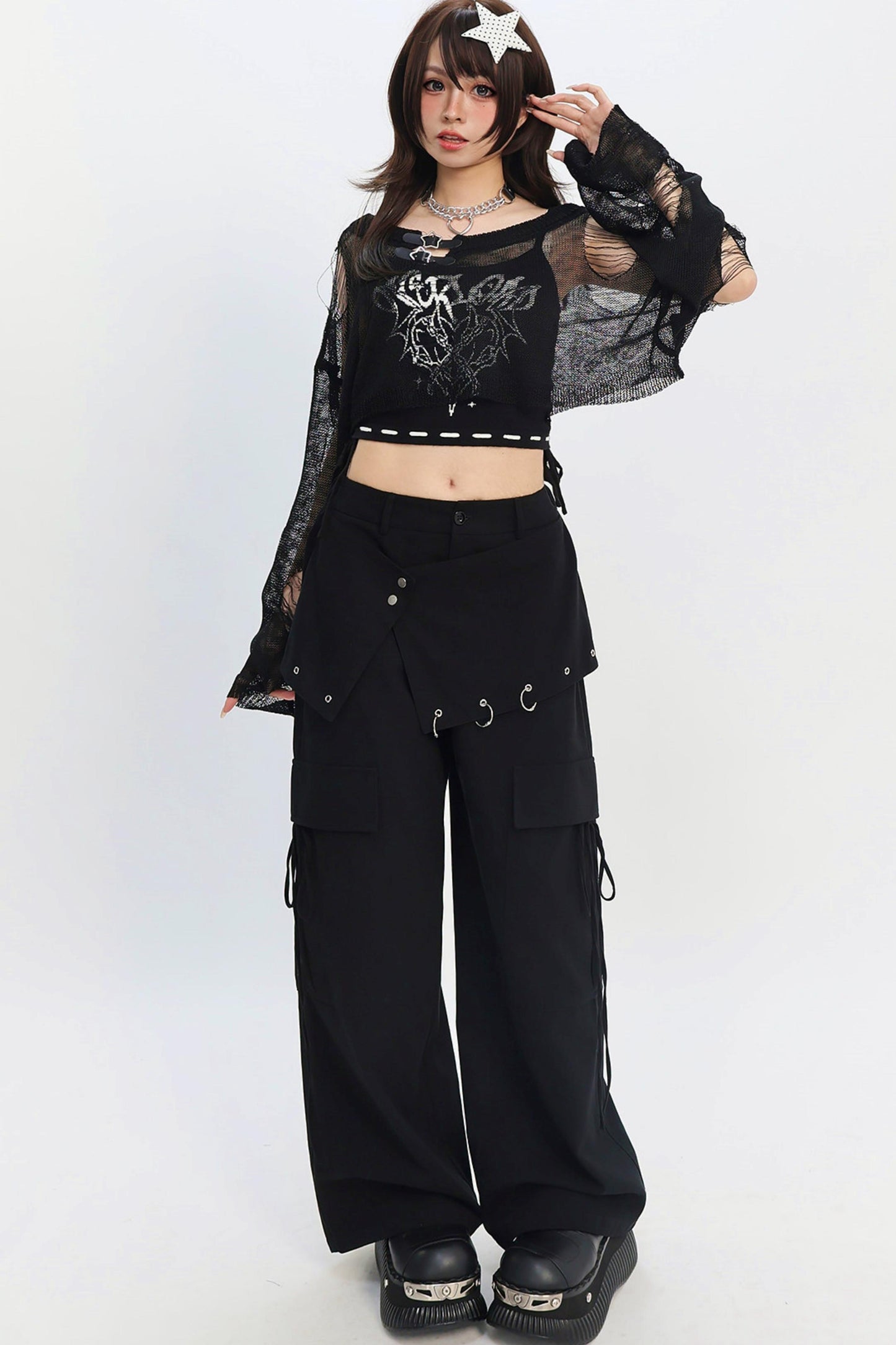 Decadent Cyber Knit Cami Set
