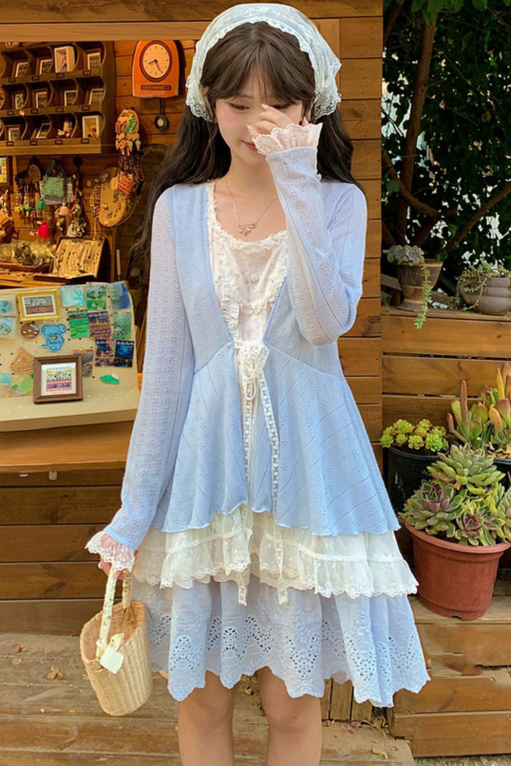 Lace Patchwork Dress – Belchic
