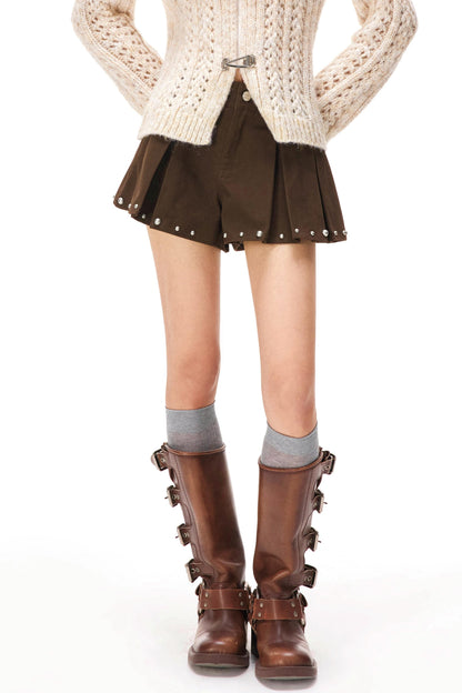 レトロリベットヘムスカート