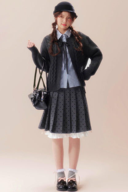 Midnight Moon Bow Sweater